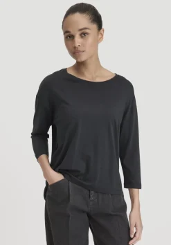 hessnatur Longsleeve Oversize aus TENCEL™ Lyocell mit Bio-Baumwolle von|Damen Shirts & Tops