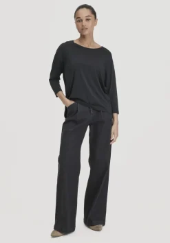 hessnatur Longsleeve Oversize aus TENCEL™ Lyocell mit Bio-Baumwolle von|Damen Shirts & Tops