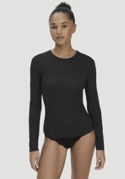 hessnatur Longsleeve PURE FLOW aus TENCEL™ Modal von|Damen Unterhemden|Unterhemden