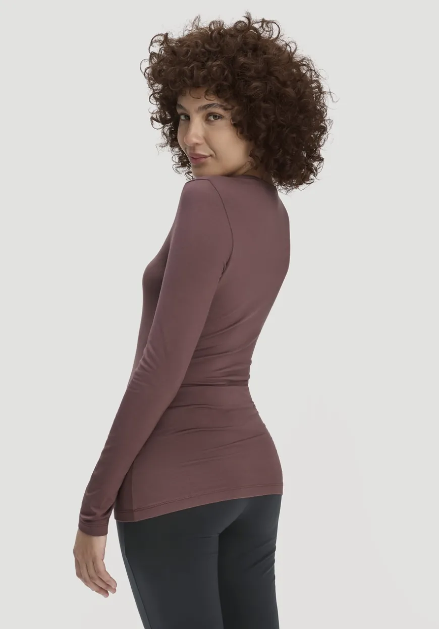 hessnatur Longsleeve PURE FLOW aus TENCEL™ Modal von|Damen Unterhemden|Unterhemden