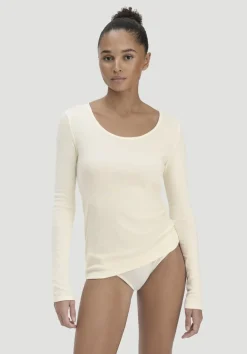 hessnatur Longsleeve PURE E aus reiner Bio-Baumwolle von|Damen Unterhemden|Unterhemden