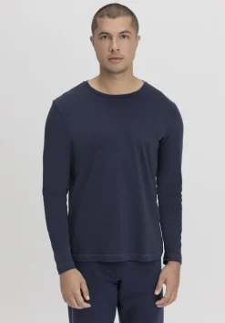 hessnatur Longsleeve PURE NATURE aus reiner Bio-Baumwolle von|Herren Nachtwäsche|Nachtwäsche