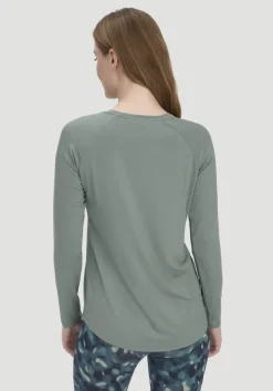hessnatur Longsleeve Regular ACTIVE COMFORT aus TENCEL™ Lyocell von|Damen Shirts & Tops|Yoga & Activewear