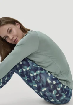 hessnatur Longsleeve Regular ACTIVE COMFORT aus TENCEL™ Lyocell von|Damen Shirts & Tops|Yoga & Activewear