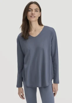 hessnatur Longsleeve Relaxed ACTIVE LIGHT aus reiner Bio-Baumwolle von|Damen Shirts & Tops|Yoga & Activewear