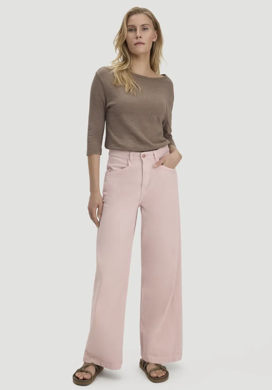 hessnatur Longsleeve Relaxed aus Leinen mit reiner Bio-Baumwolle von|Damen Shirts & Tops