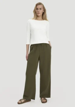 hessnatur Longsleeve Relaxed aus Leinen mit reiner Bio-Baumwolle von|Damen Shirts & Tops