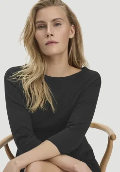 hessnatur Longsleeve Relaxed aus Leinen mit reiner Bio-Baumwolle von|Damen Shirts & Tops