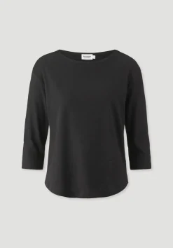 hessnatur Longsleeve Relaxed aus Leinen mit reiner Bio-Baumwolle von|Damen Shirts & Tops