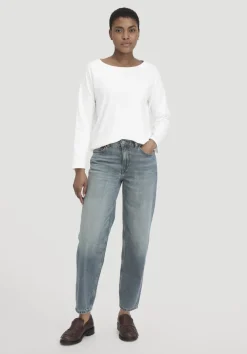 hessnatur Longsleeve Relaxed aus reiner Bio-Baumwolle von|Damen Shirts & Tops
