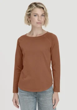 hessnatur Longsleeve Relaxed aus reiner Bio-Baumwolle von|Damen Shirts & Tops