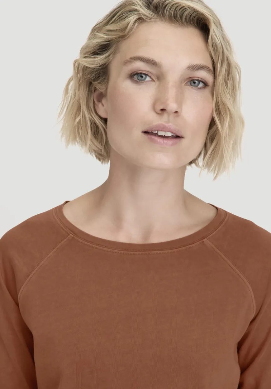 hessnatur Longsleeve Relaxed aus reiner Bio-Baumwolle von|Damen Shirts & Tops