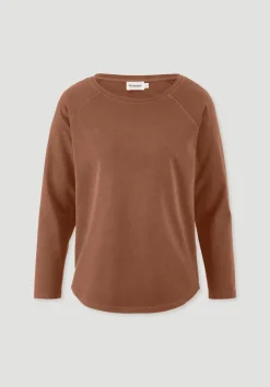 hessnatur Longsleeve Relaxed aus reiner Bio-Baumwolle von|Damen Shirts & Tops