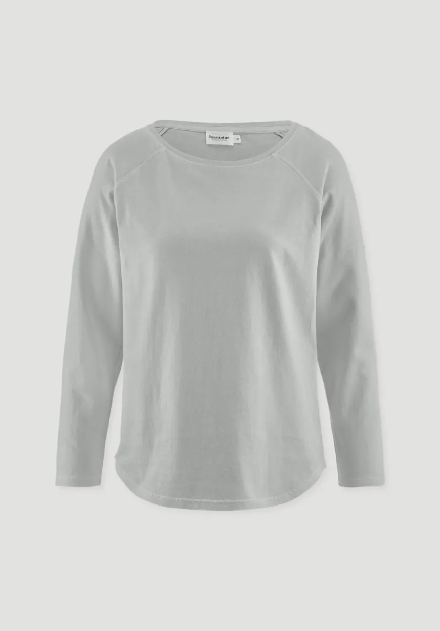 hessnatur Longsleeve Relaxed aus reiner Bio-Baumwolle von|Damen Shirts & Tops