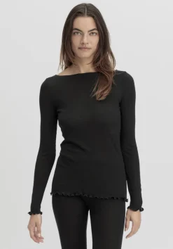 hessnatur Longsleeve WARM TOUCH aus Bio-Merinowolle und TENCEL™ Lyocell von|Damen Unterhemden|Unterhemden