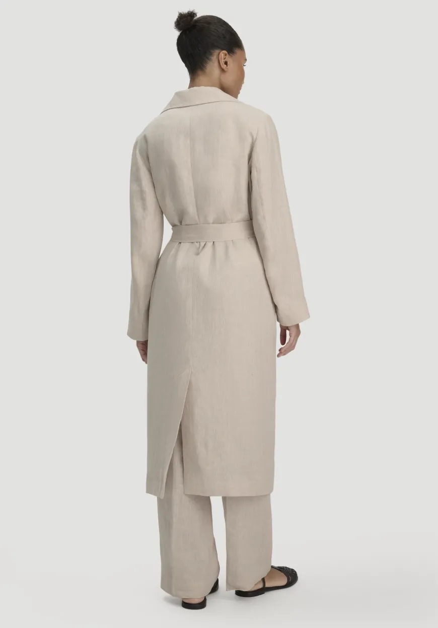 hessnatur Mantel Regular aus reinem Leinen von|Damen Jacken & Mäntel