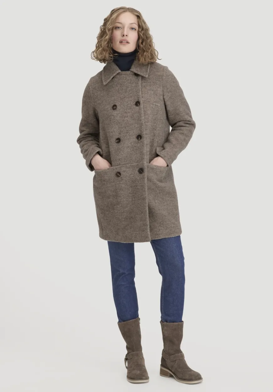 hessnatur Mantel Relaxed aus reiner Schurwolle von|Damen Jacken & Mäntel