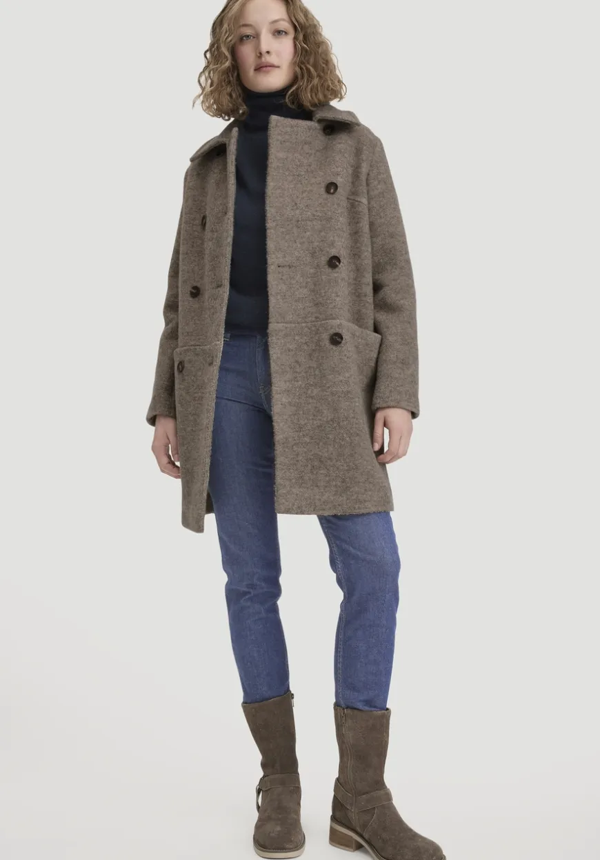 hessnatur Mantel Relaxed aus reiner Schurwolle von|Damen Jacken & Mäntel