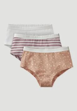 hessnatur Mädchen Panty Regular Cut im 3er-Pack aus Bio-Baumwolle von| Unterwäsche|Kids Unterwäsche