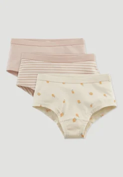 hessnatur Mädchen Panty Regular Cut im 3er-Pack aus Bio-Baumwolle von| Unterwäsche|Kids Unterwäsche