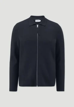 hessnatur Milano Strick Jacke Regular aus Bio-Baumwolle mit Bio-Merinowolle von|Herren Strickjacken|Strick