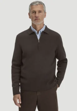 hessnatur Milano Strick Polo Regular aus Bio-Baumwolle und Bio-Schurwolle von|Herren Pullover