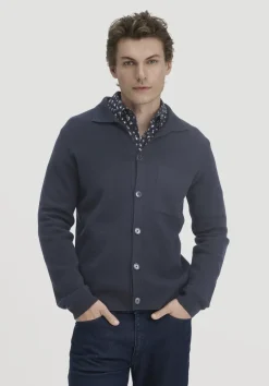 hessnatur Milano Strick Sakko Regular aus Bio-Merinowolle und Bio-Baumwolle von|Herren Strickjacken