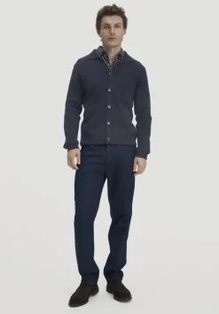 hessnatur Milano Strick Sakko Regular aus Bio-Merinowolle und Bio-Baumwolle von|Herren Strickjacken