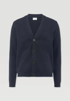 hessnatur Milano Strick-Cardigan Regular aus Bio-Merinowolle und Bio-Baumwolle von|Herren Strickjacken|Strick