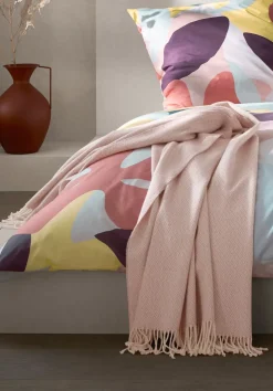 hessnatur Mix Plaid LIA aus Bio-Baumwolle mit Bio-Lambswool von| Wolldecken & Plaids