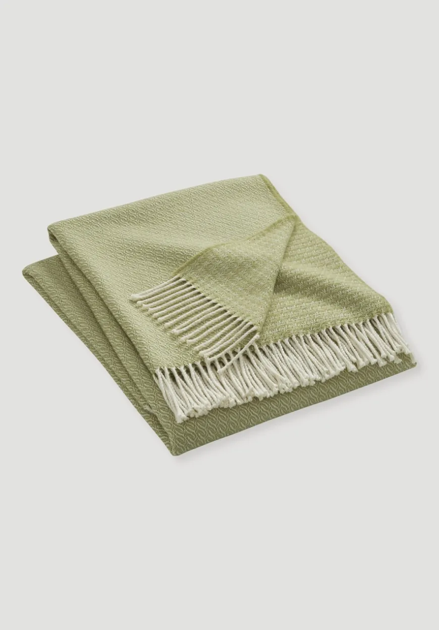 hessnatur Mix Plaid LIA aus Bio-Baumwolle mit Bio-Lambswool von| Wolldecken & Plaids