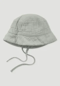 hessnatur Musselin Fischerhut aus reiner Bio-Baumwolle von| Accessoires|Bio-Musselin