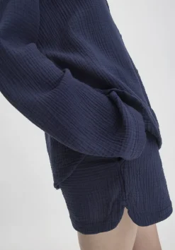 hessnatur Musselin Hemd Oversize PURE COMFORT aus reiner Bio-Baumwolle von|Damen Nachtwäsche|Nachtwäsche