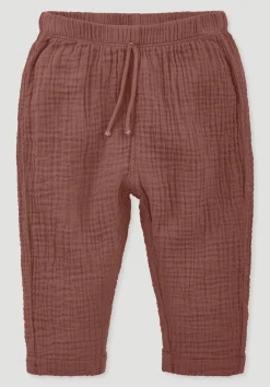 hessnatur Musselin Hose aus reiner Bio-Baumwolle von| Hosen|Bio-Musselin