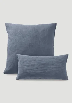 hessnatur Musselin Kissenbezug aus reiner Bio-Baumwolle von| Bettwäsche