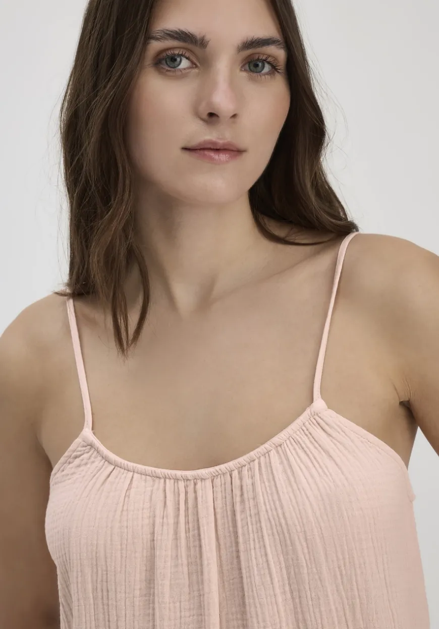 hessnatur Musselin Nachthemd PURE COMFORT aus reiner Bio-Baumwolle von|Damen Nachtwäsche|Nachtwäsche