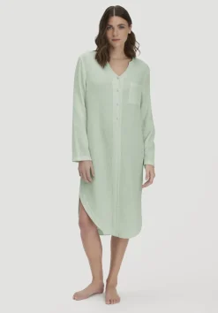hessnatur Musselin Nachthemd Relaxed PURE COMFORT aus reiner Bio Baumwolle von|Damen Nachtwäsche|Nachtwäsche