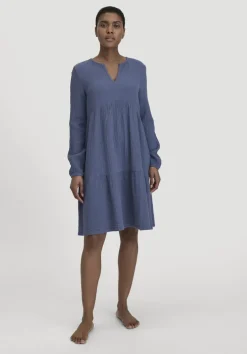 hessnatur Musselin Nachthemd Relaxed PURE COMFORT aus reiner Bio-Baumwolle von|Damen Nachtwäsche|Nachtwäsche