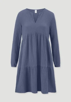 hessnatur Musselin Nachthemd Relaxed PURE COMFORT aus reiner Bio-Baumwolle von|Damen Nachtwäsche|Nachtwäsche