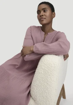 hessnatur Musselin Nachthemd Relaxed PURE COMFORT aus reiner Bio-Baumwolle von|Damen Nachtwäsche|Nachtwäsche