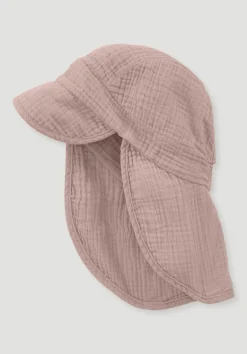 hessnatur Musselin Schirmmütze aus reiner Bio-Baumwolle von| Accessoires|Bio-Musselin