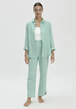 hessnatur Musselin Schlafhose Regular PURE COMFORT aus reiner Bio-Baumwolle von|Damen Pure Comfort