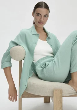 hessnatur Musselin Schlafhose Regular PURE COMFORT aus reiner Bio-Baumwolle von|Damen Pure Comfort