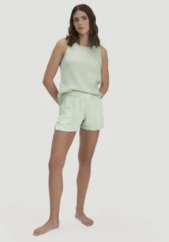 hessnatur Musselin Schlafshorts PURE COMFORT aus reiner Bio-Baumwolle von|Damen Nachtwäsche|Nachtwäsche