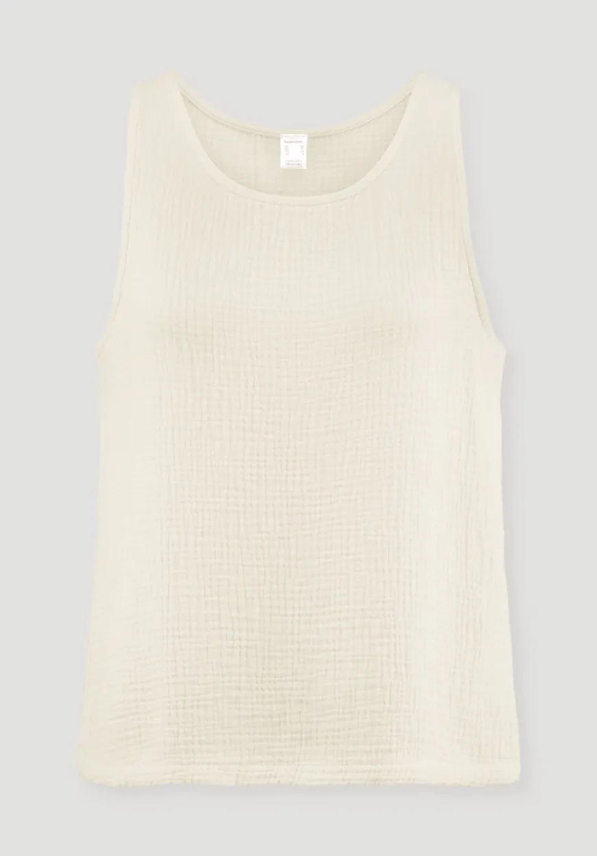 hessnatur Musselin Top PURE COMFORT aus reiner Bio-Baumwolle von|Damen Nachtwäsche|Nachtwäsche