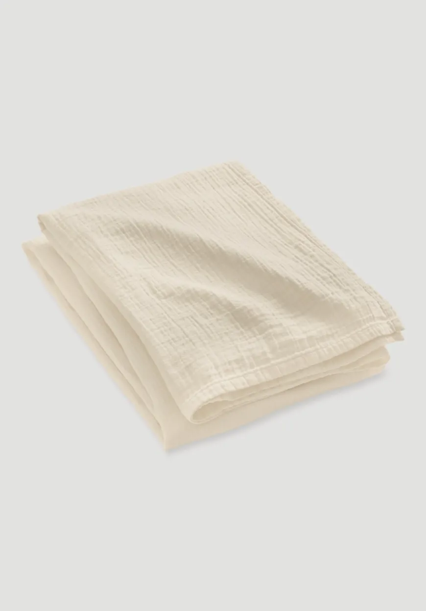 hessnatur Musselin-Decke aus reiner Bio-Baumwolle von| Wolldecken & Plaids