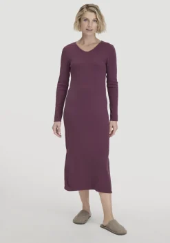 hessnatur Nachthemd SOFT RIB aus Bio-Baumwolle von|Damen Nachtwäsche|Nachtwäsche