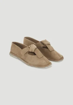 hessnatur Pantolette aus chromfrei gegerbtem Nubuk-Leder von|Damen Schuhe