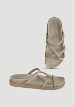 hessnatur Pantolette aus Nubuk-Leder von|Damen Schuhe