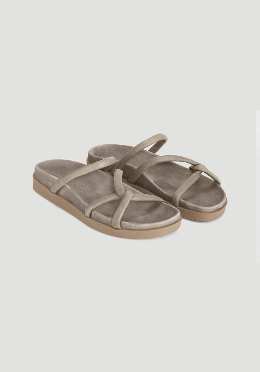 hessnatur Pantolette aus Nubuk-Leder von|Damen Schuhe